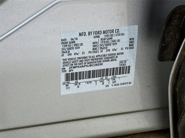 2018 Ford Edge Sport