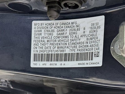 2020 Honda Civic Sedan LX