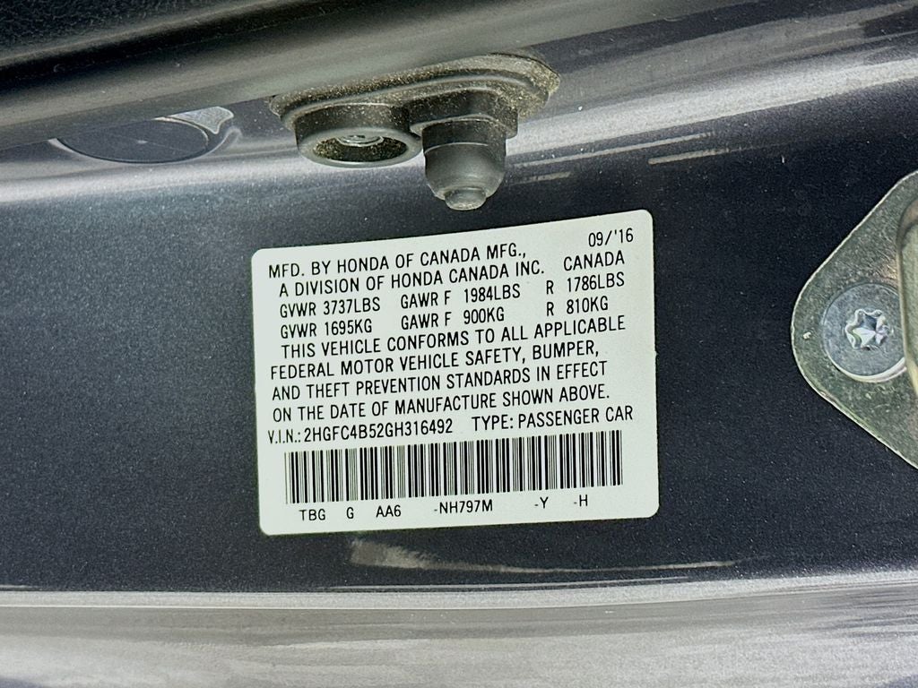2016 Honda Civic LX