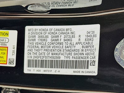2026 Honda Civic Sport
