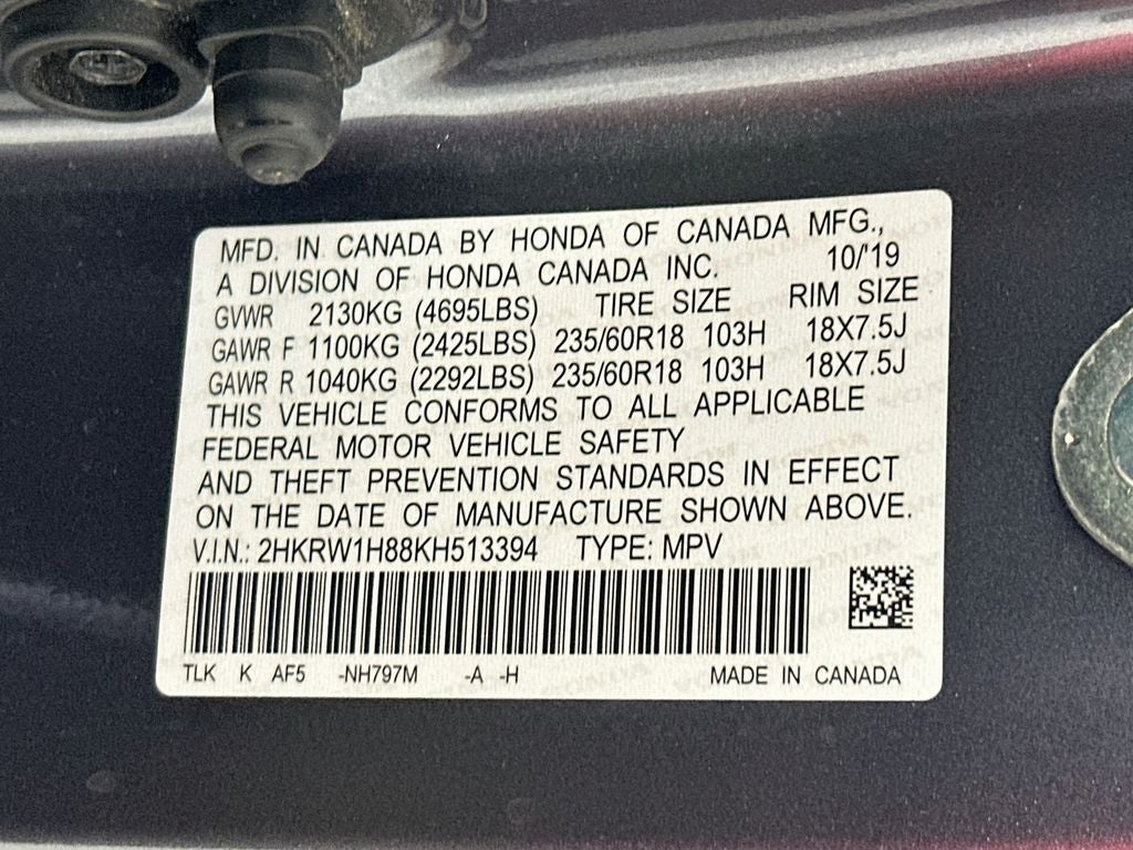 2019 Honda CR-V EX-L