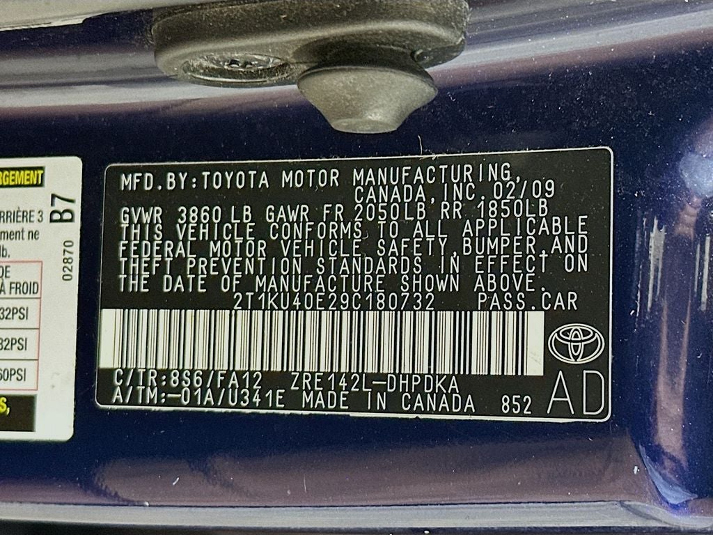 2009 Toyota Matrix Base