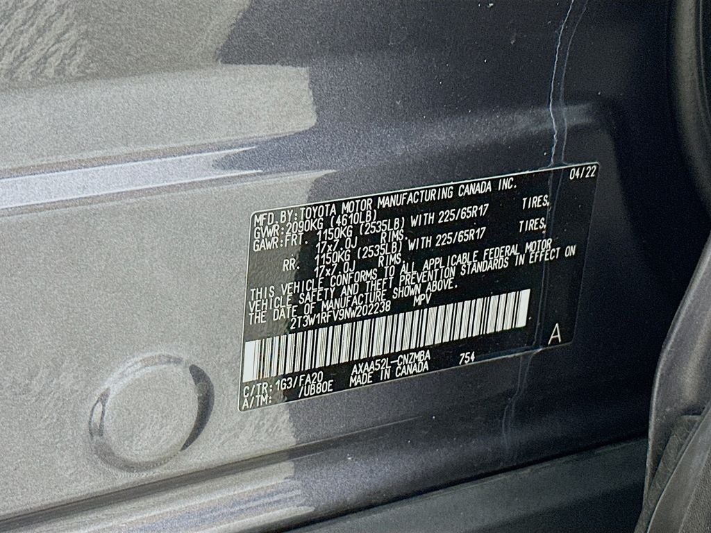 2022 Toyota RAV4 XLE