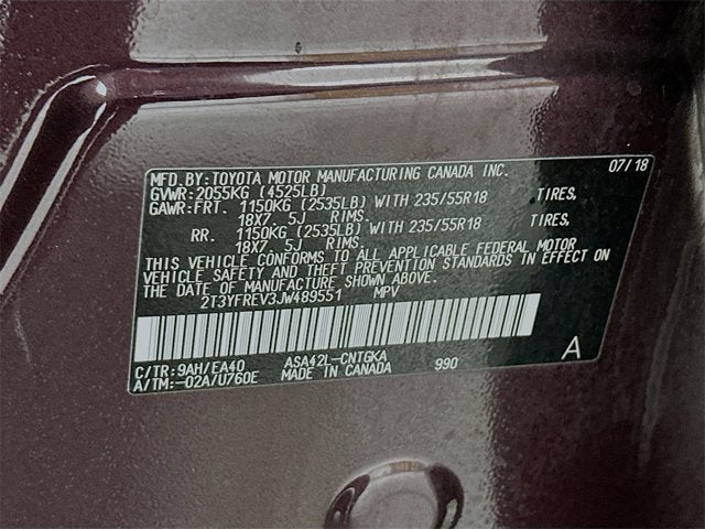 2018 Toyota RAV4 Limited