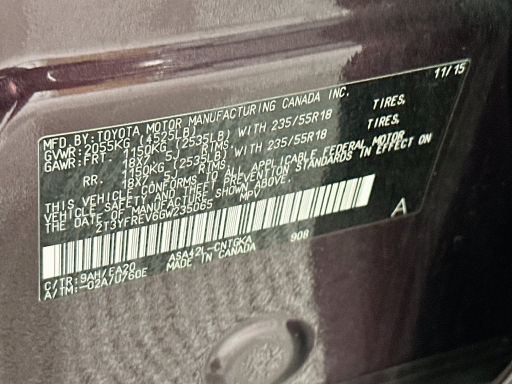 2016 Toyota RAV4 Limited