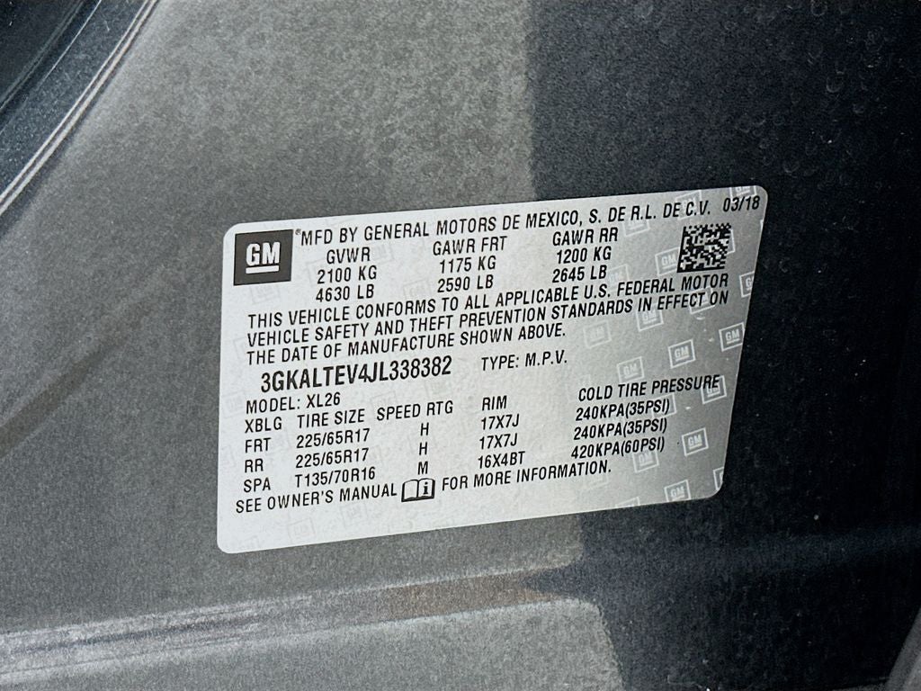 2018 GMC Terrain SLE