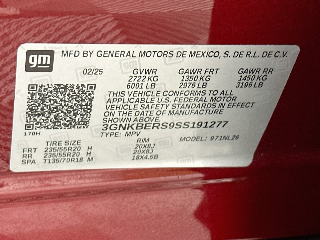 2025 Chevrolet Blazer RS