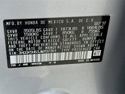 2018 Honda Fit Sport