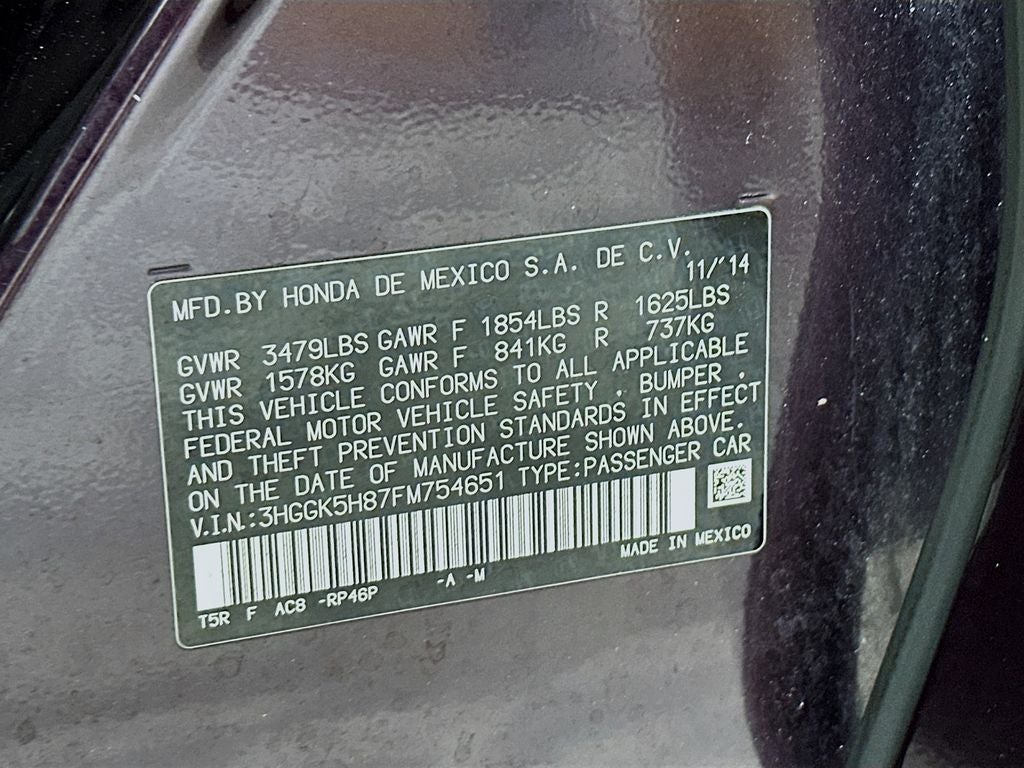 2015 Honda Fit EX-L w/Navigation