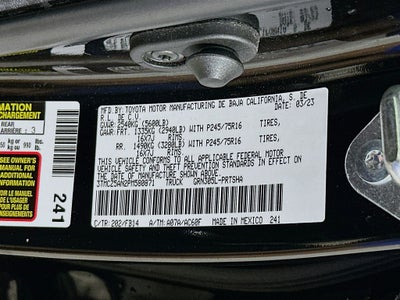 2023 Toyota Tacoma SR5 V6