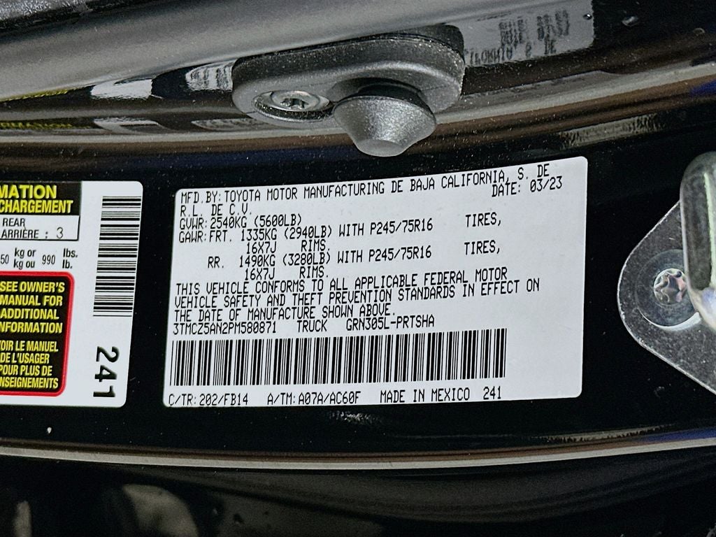 2023 Toyota Tacoma SR5 V6