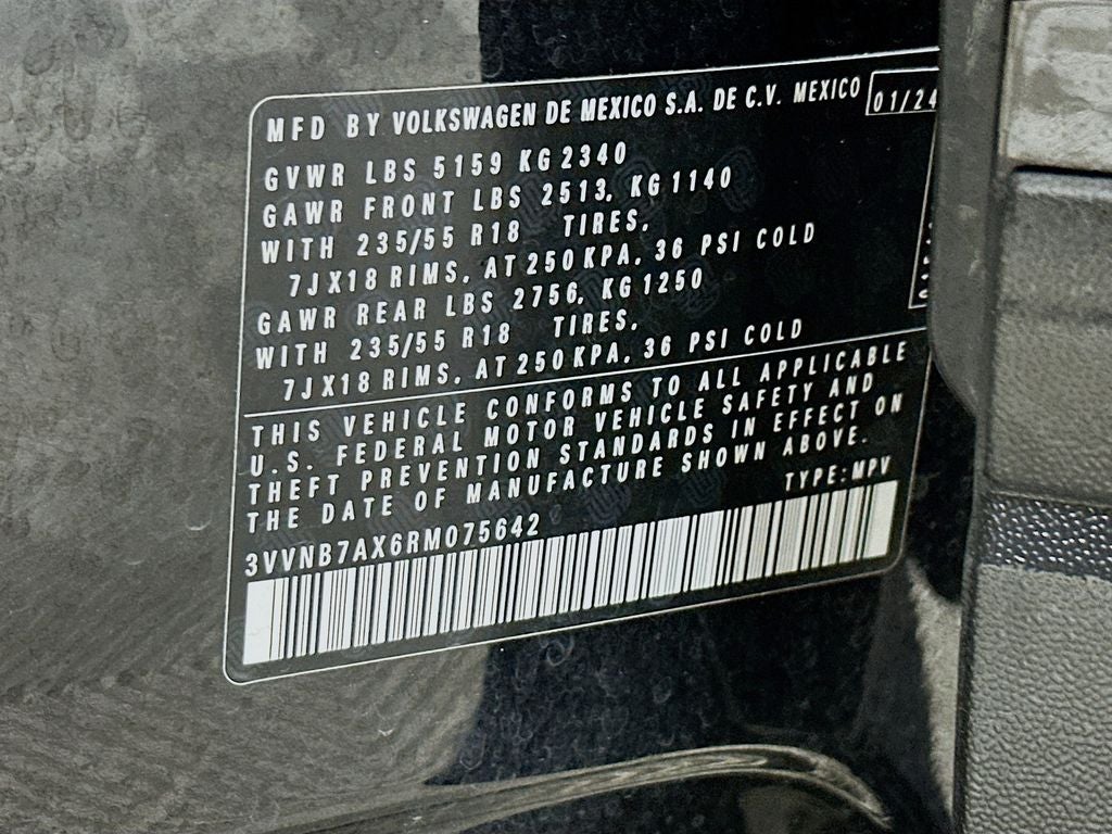 2024 Volkswagen Tiguan 2.0T SE