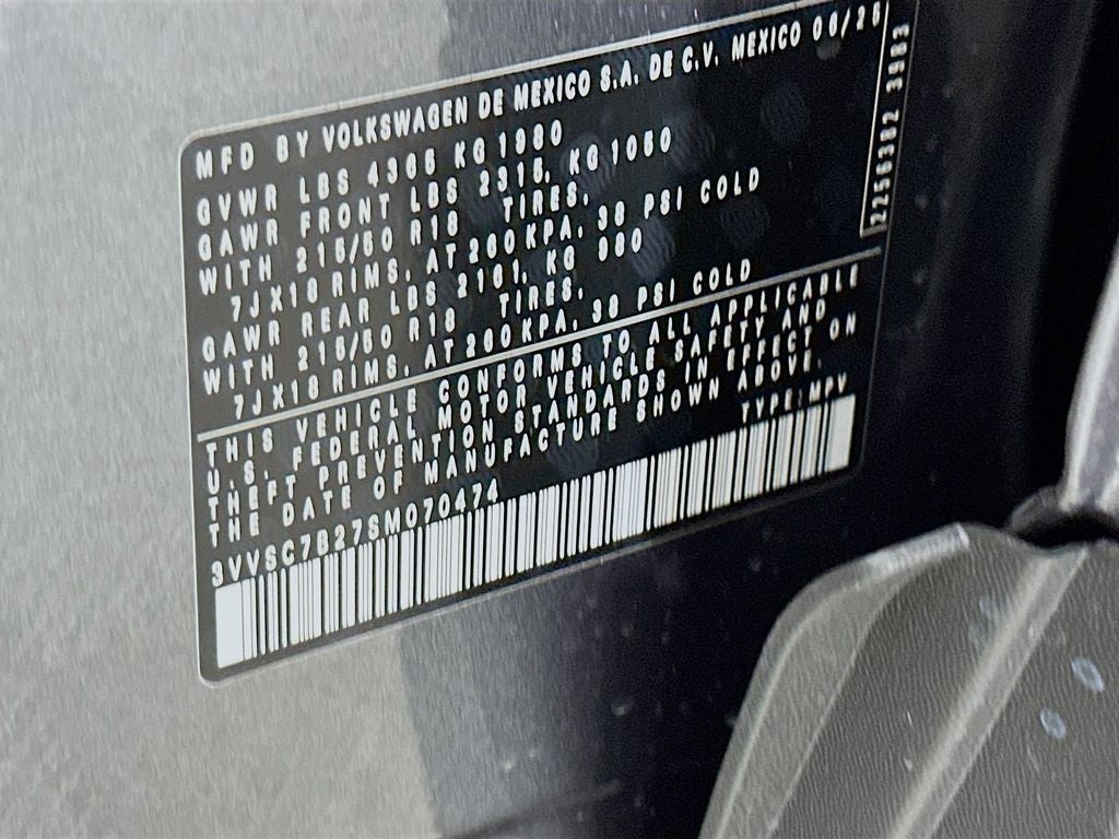 2025 Volkswagen Taos 1.5T SE
