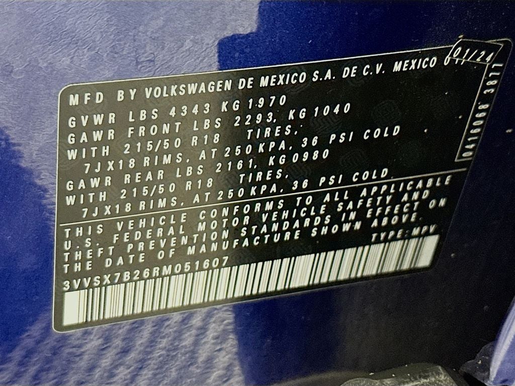 2024 Volkswagen Taos 1.5T SE