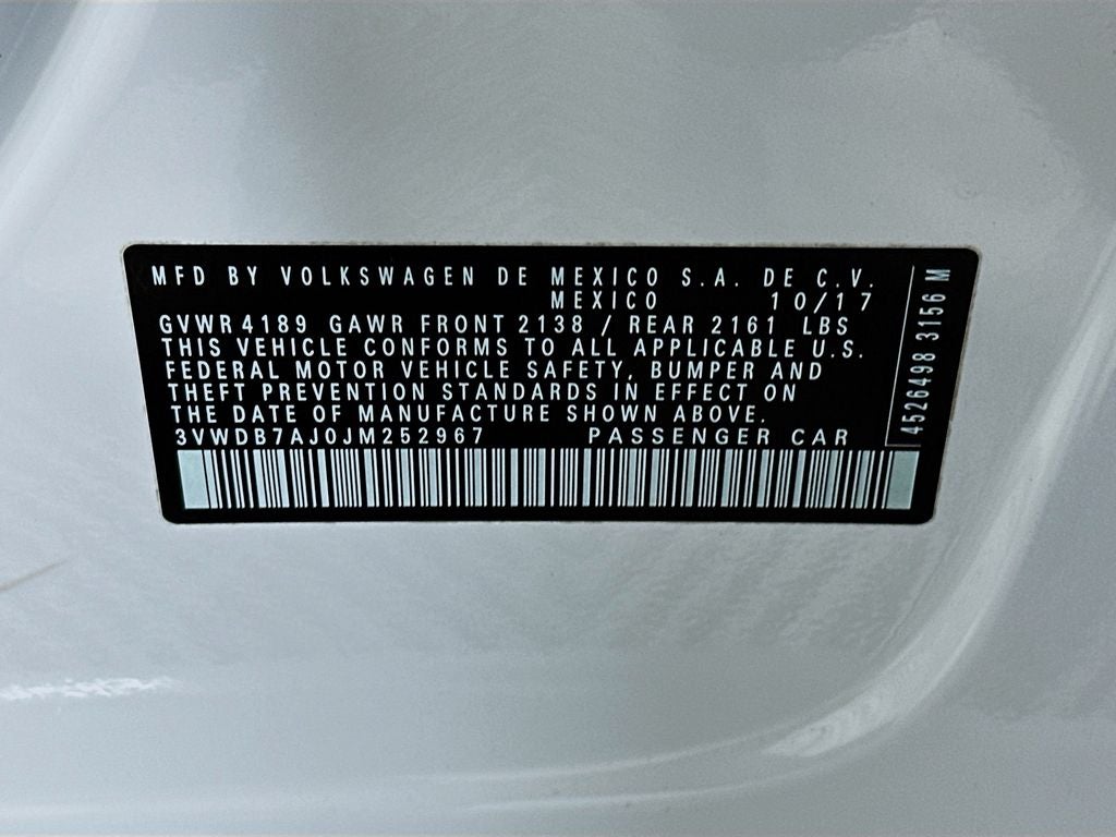2018 Volkswagen Jetta Wolfsburg