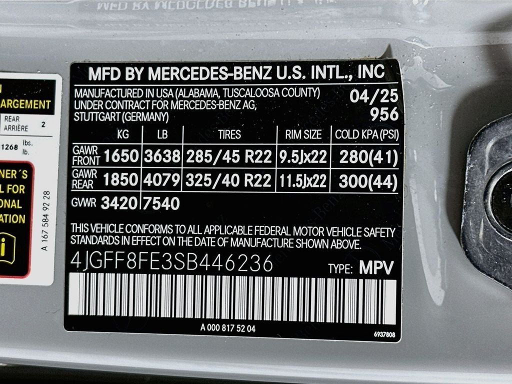 2025 Mercedes-Benz GLS GLS 580 4MATIC®