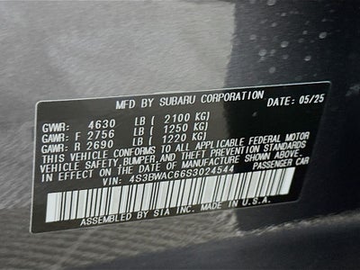 2025 Subaru Legacy Premium