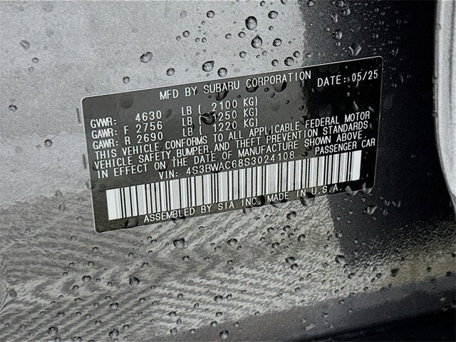 2025 Subaru Legacy Premium