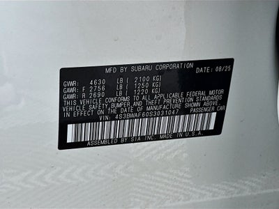 2025 Subaru Legacy Premium