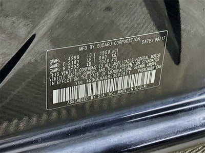 2018 Subaru Impreza 2.0i