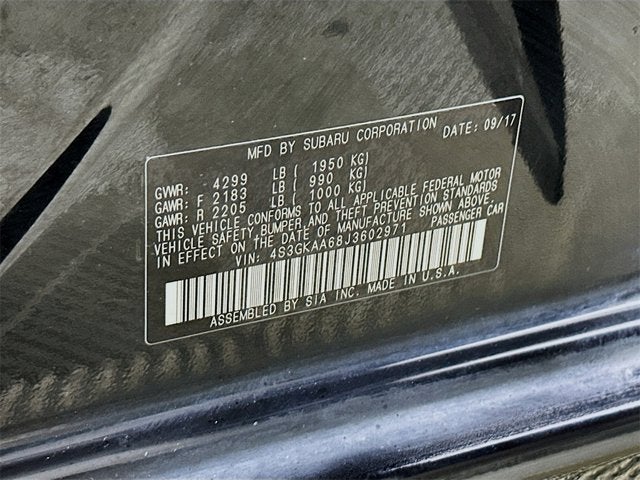 2018 Subaru Impreza 2.0i