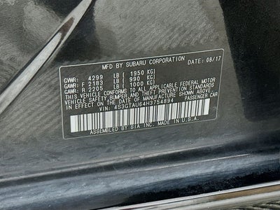 2017 Subaru Impreza 2.0i Limited