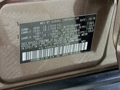 2019 Subaru Outback Limited