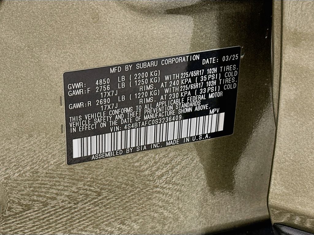 2025 Subaru Outback Premium
