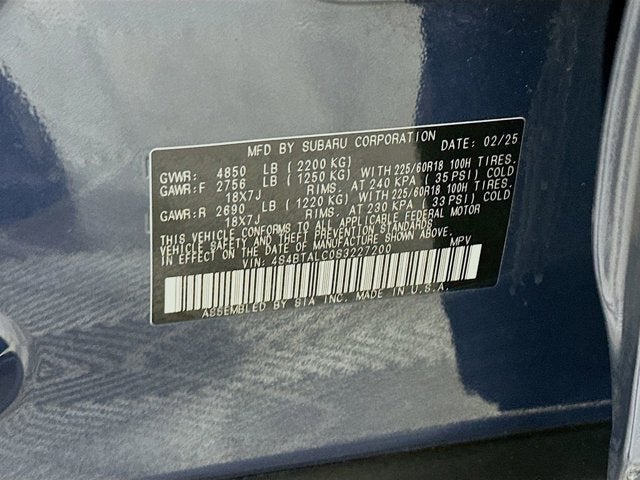 2025 Subaru Outback Onyx Edition