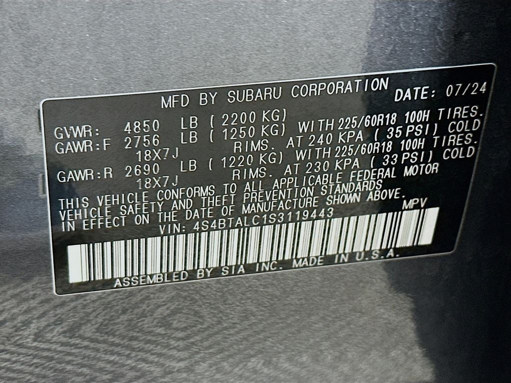 2025 Subaru Outback Onyx Edition