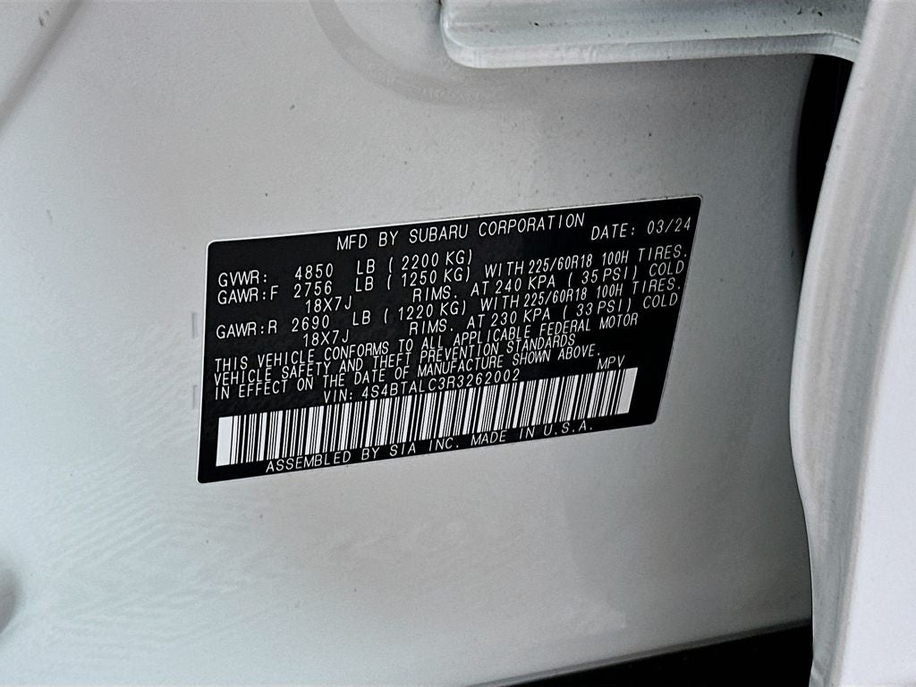 2024 Subaru Outback Onyx Edition
