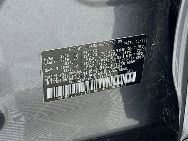 2021 Subaru Outback Touring