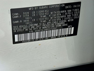 2024 Subaru Outback Onyx Edition XT