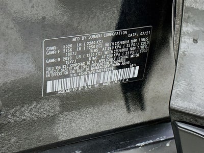 2021 Subaru Outback Touring XT