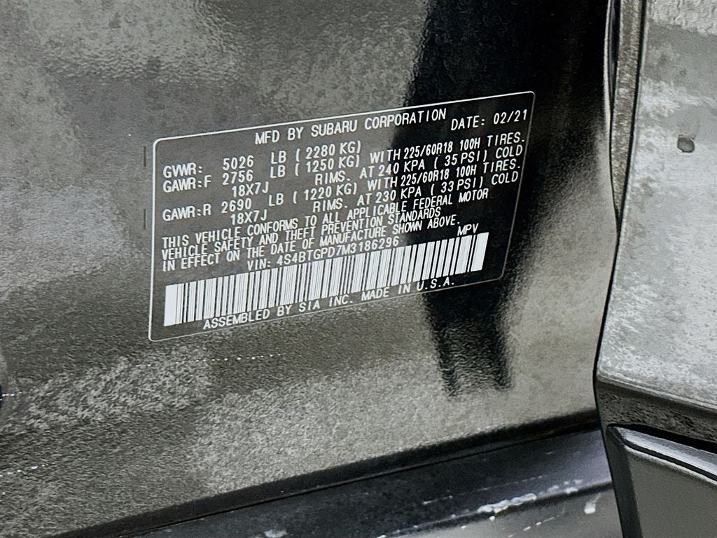 2021 Subaru Outback Touring XT