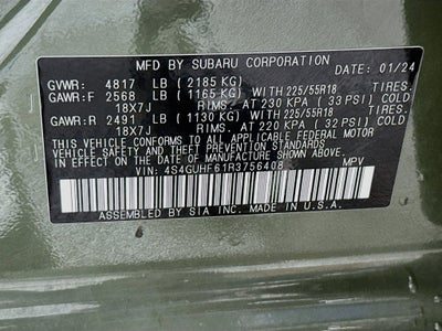 2024 Subaru Crosstrek Sport