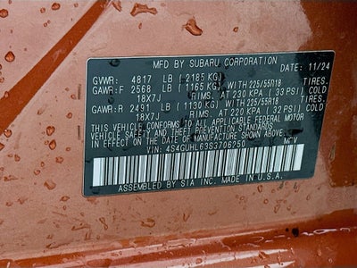 2025 Subaru Crosstrek Limited