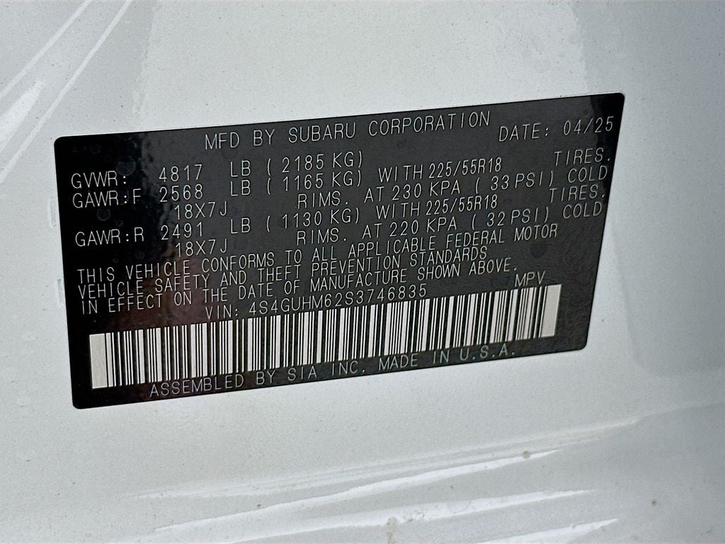 2025 Subaru Crosstrek Limited