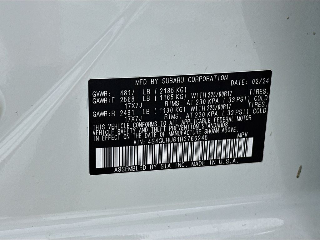 2024 Subaru Crosstrek Wilderness