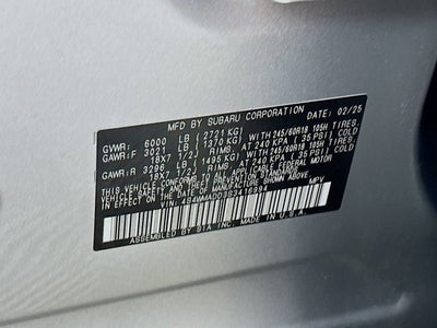 2025 Subaru Ascent Premium