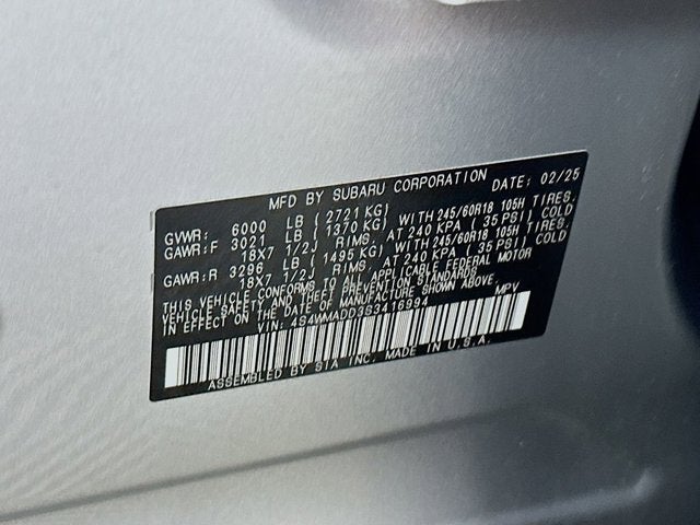 2025 Subaru Ascent Premium