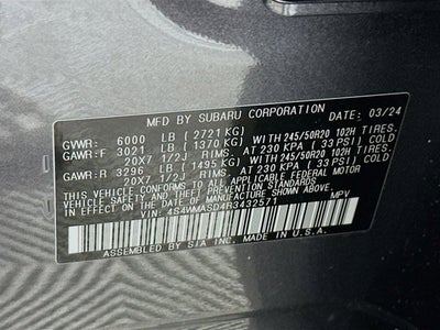 2024 Subaru Ascent Limited