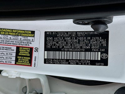 2018 Toyota Camry L