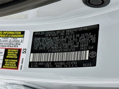 2026 Toyota Camry XLE