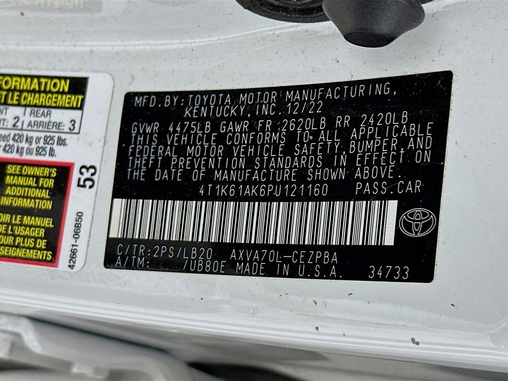 2023 Toyota Camry XSE