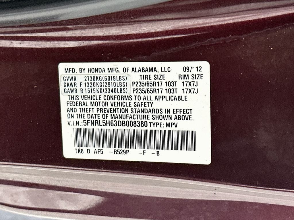 2013 Honda Odyssey EX-L