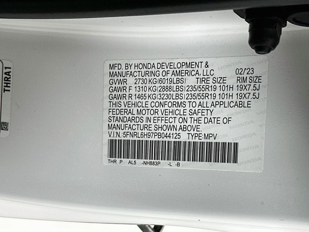 2023 Honda Odyssey Elite
