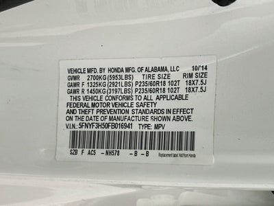 2015 Honda Pilot EX-L