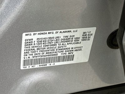 2017 Honda Pilot EX-L