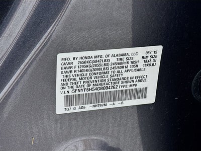 2016 Honda Pilot EX-L